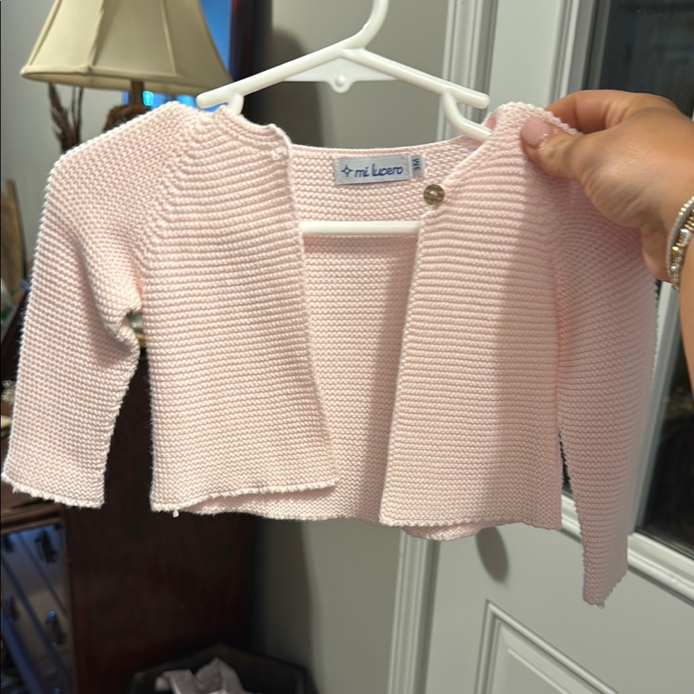 eero Pink Kids Cardigan